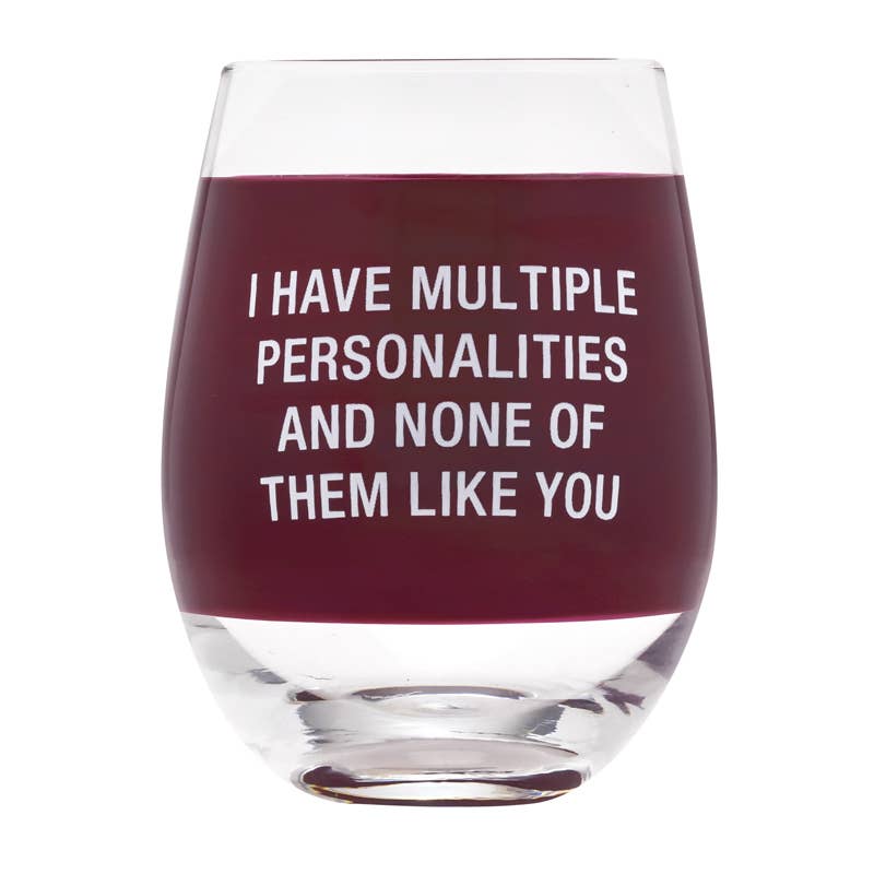 Personalities Wine Glass