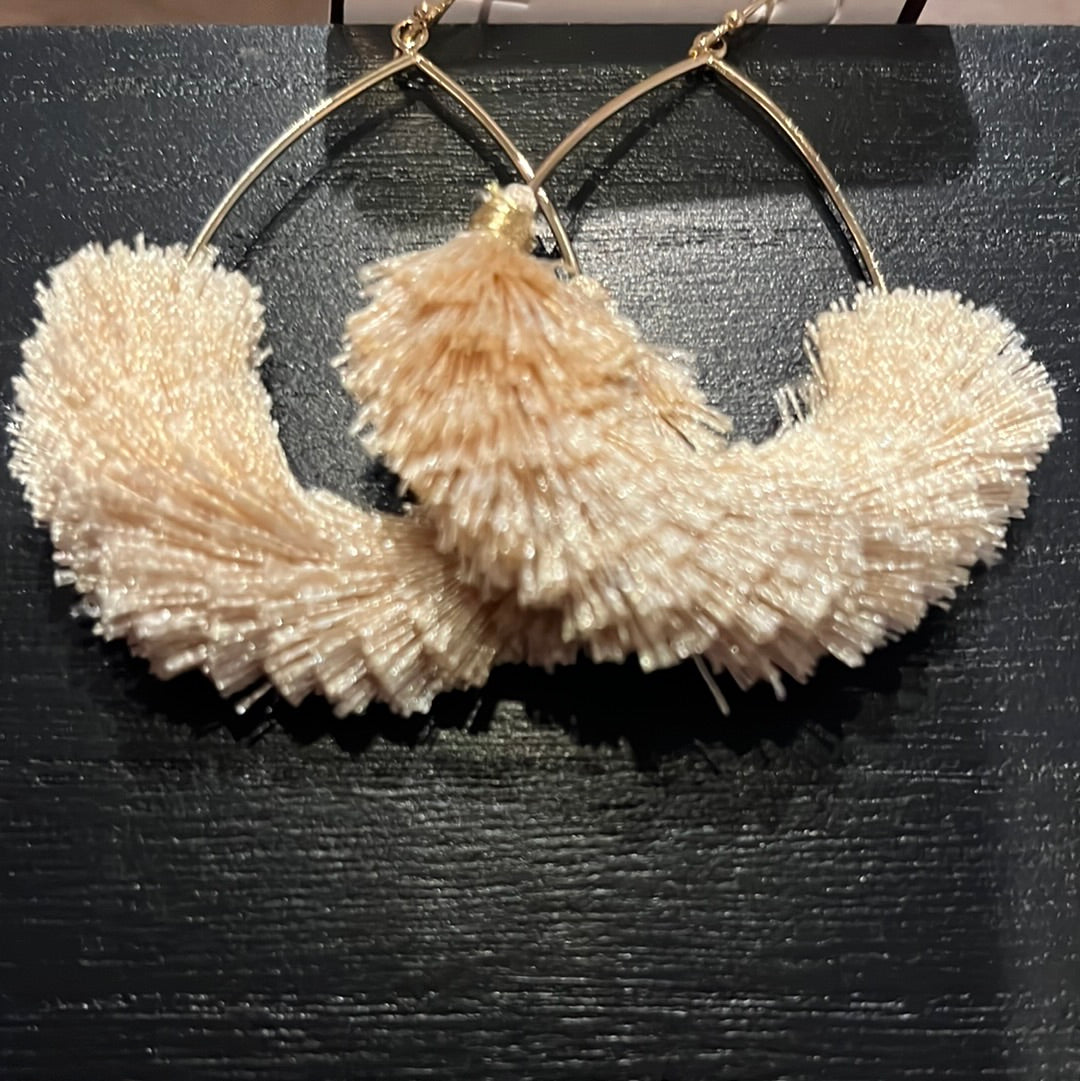 Chenille Dangle Earrings