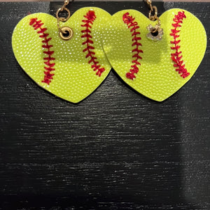 Softball Hearts