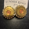 Flat Bullet Earrings